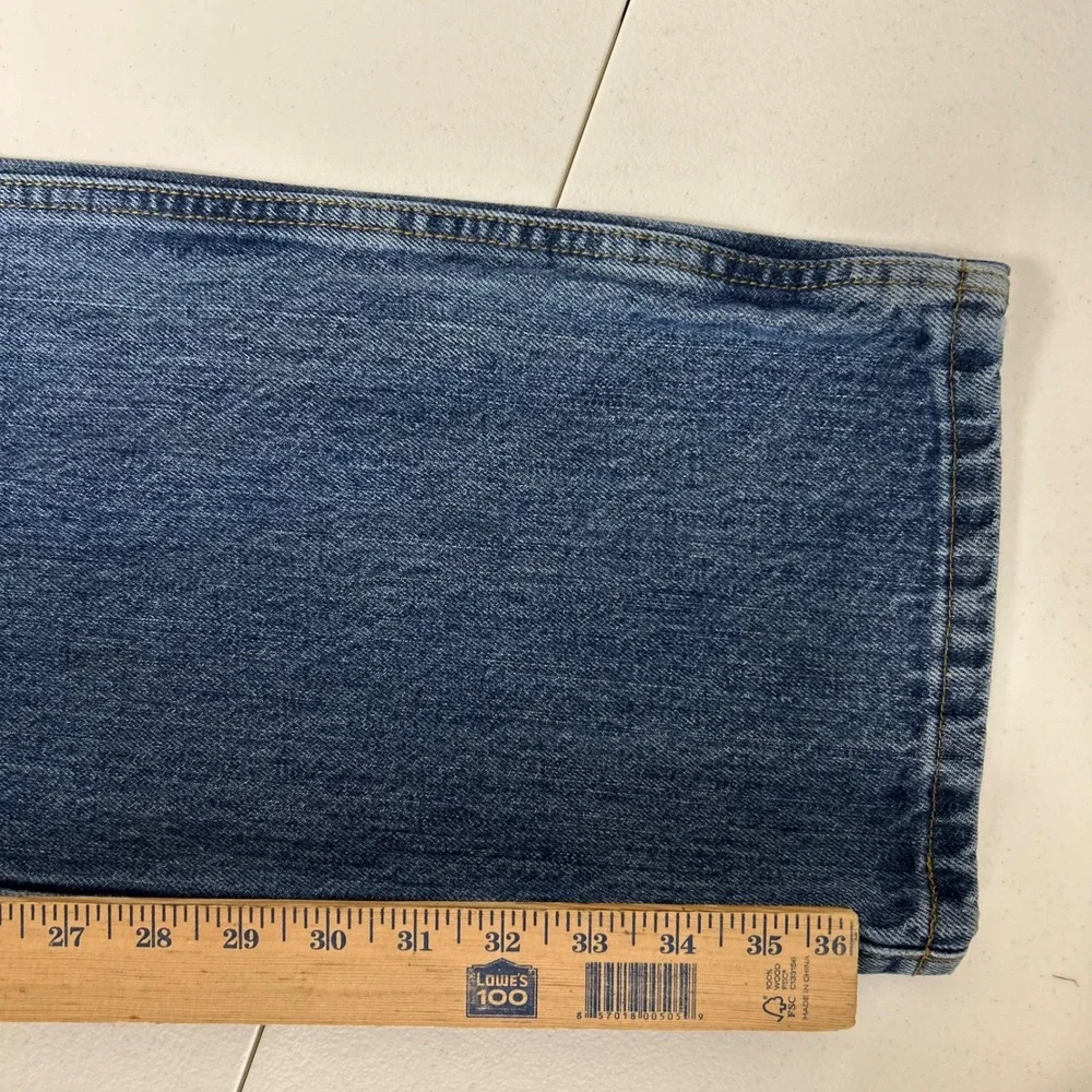 Cinch Jeans Mens 38x38 Blue Straight Leg Relaxed Fit Western Denim MB90532002